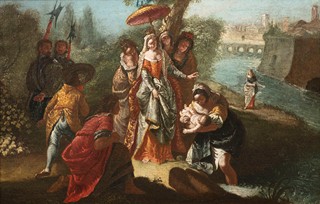 Francesco Fontebasso (1707-1769) Attributed 
The Discovery of Moses