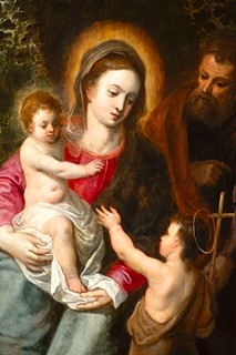 Hendrick van Balen (c. 1573-1632) 

Mary with Child, St John the Baptist as Child and St Joseph