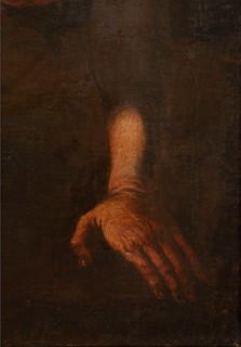 Italian painter of the 17th century. Cain kills Abel