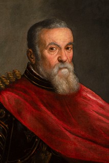 Domenico Robusti, also known as Domenico Tintoretto, (1560 – 17 May 1635)
Portrait of a Venetian commander