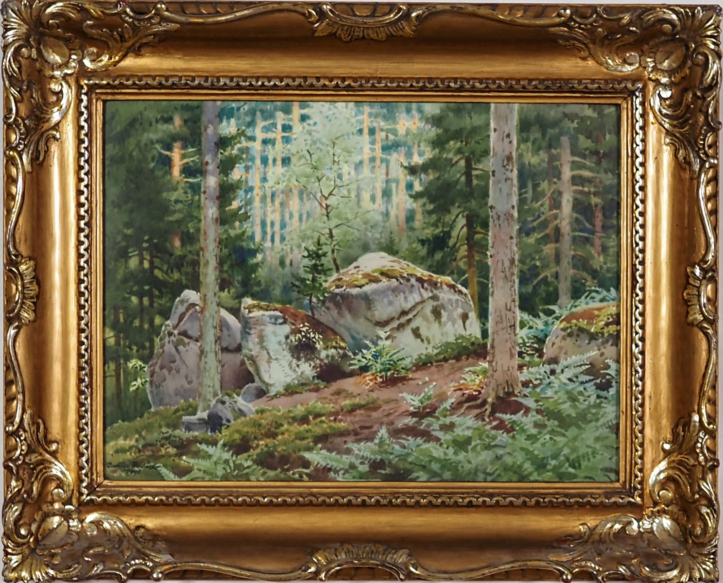 Jindřich Procházka (1897 - 1969) - Lesní zátiší