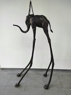 Salvador Dalí (1904 - 1989) - Slon 163 cm bronzová socha