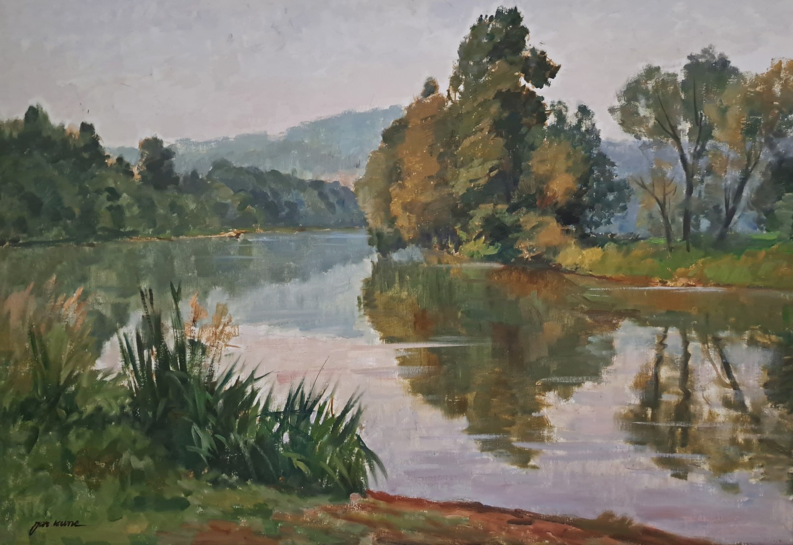 Jaromír Kunc (1900 - 1971) - Na říčním břehu