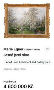 Marie Egner (1850 - 1940) - Cesta v polích