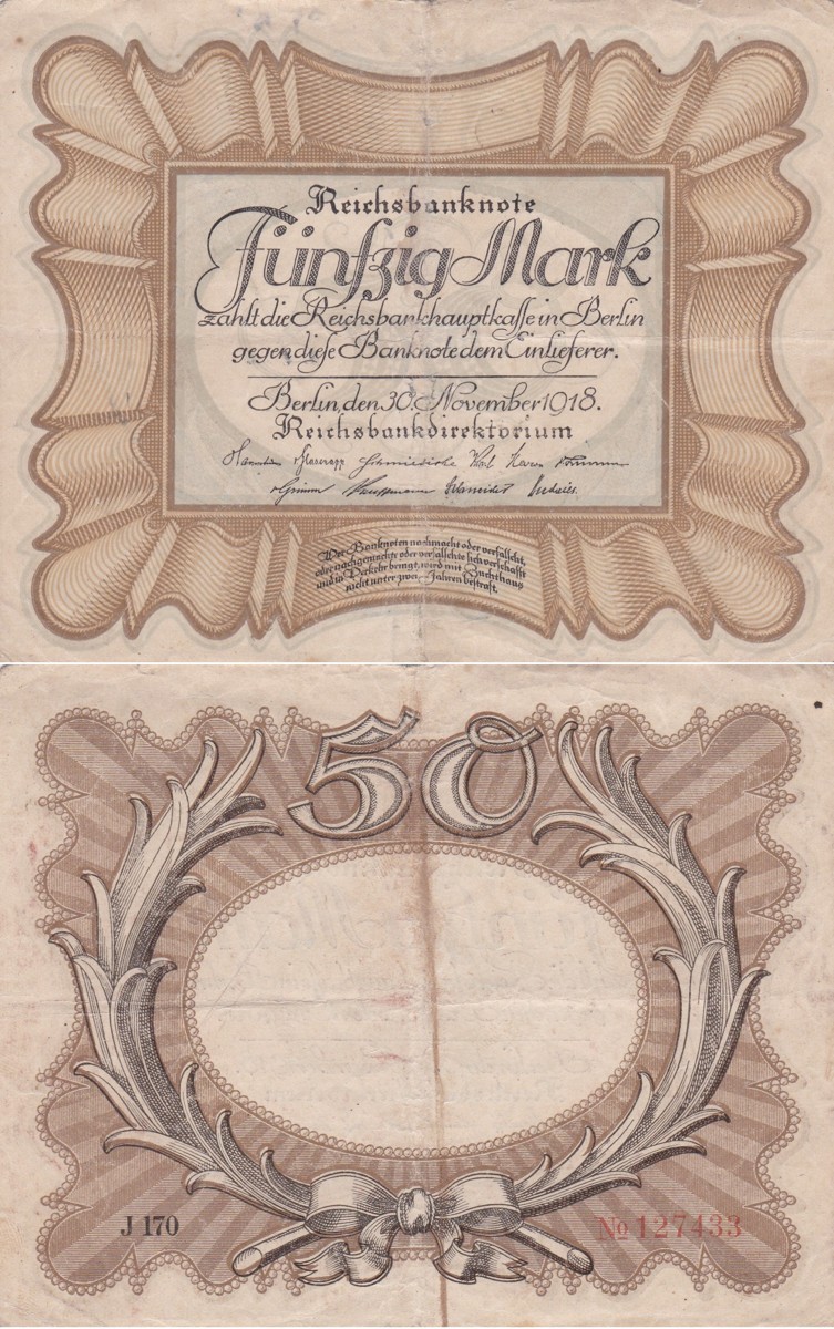 Germany 50 Mark 30.11.1918