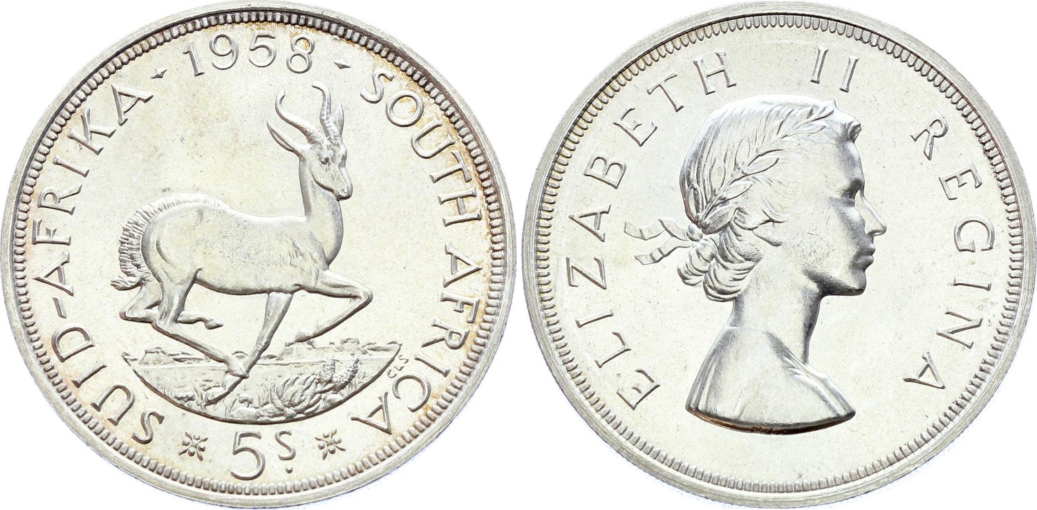 South Africa 5 Shillings 1958