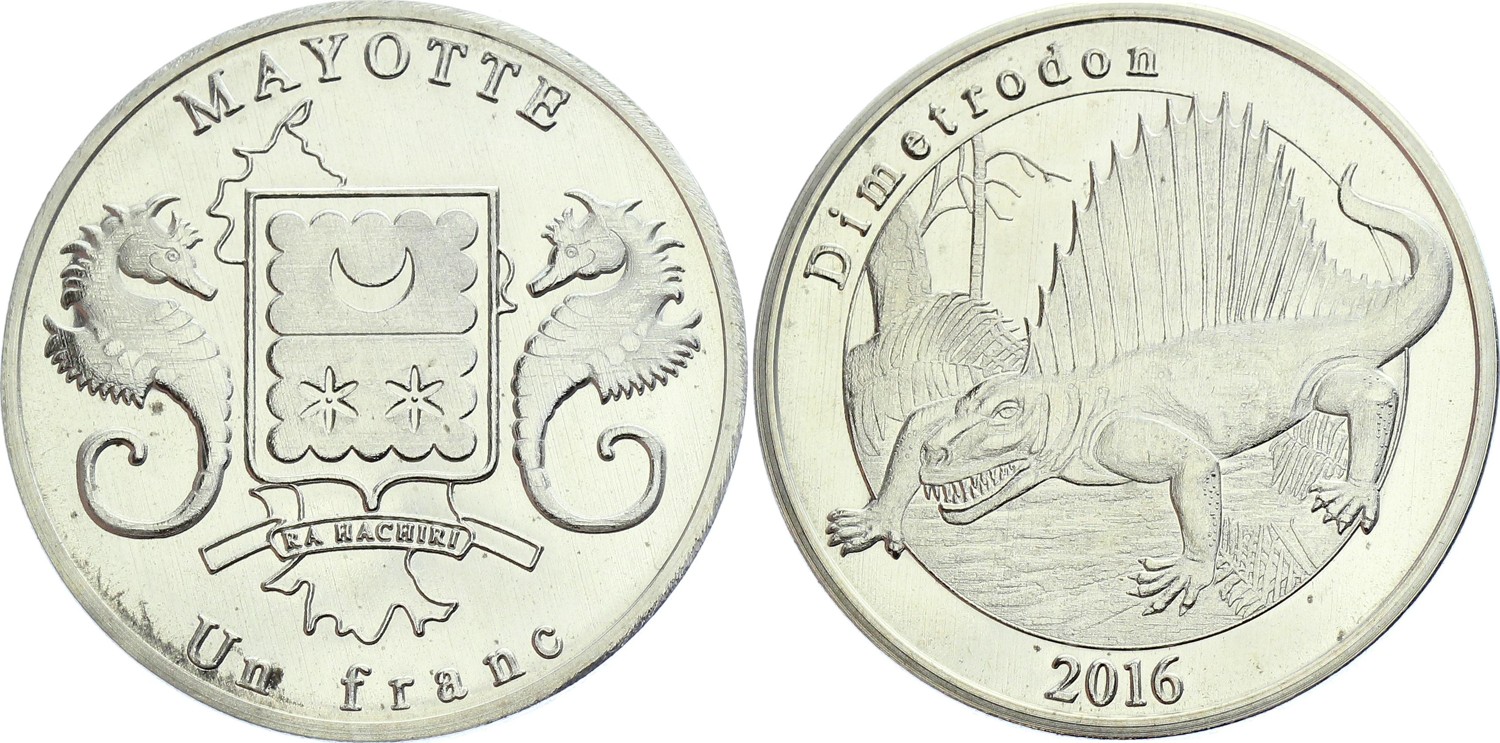 Mayotte 1 Franc 2016 Fantasy Coin