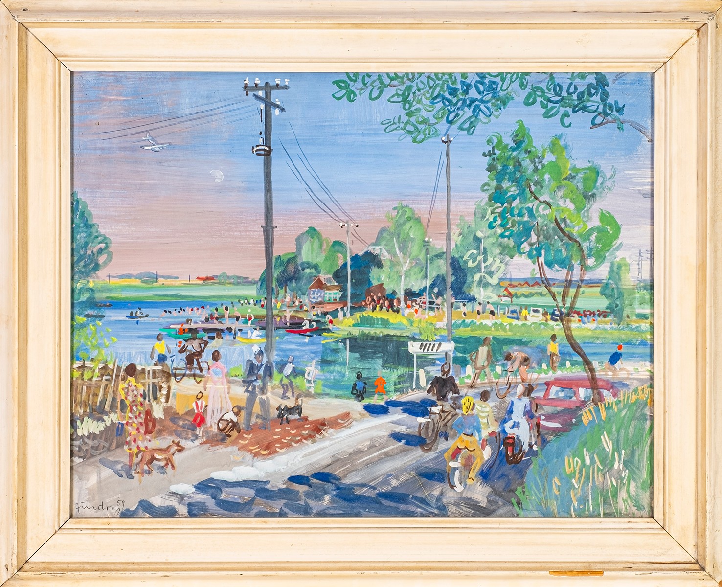 Jaromír Jindra (1895–1984) - Koupaliště na Šeberáku