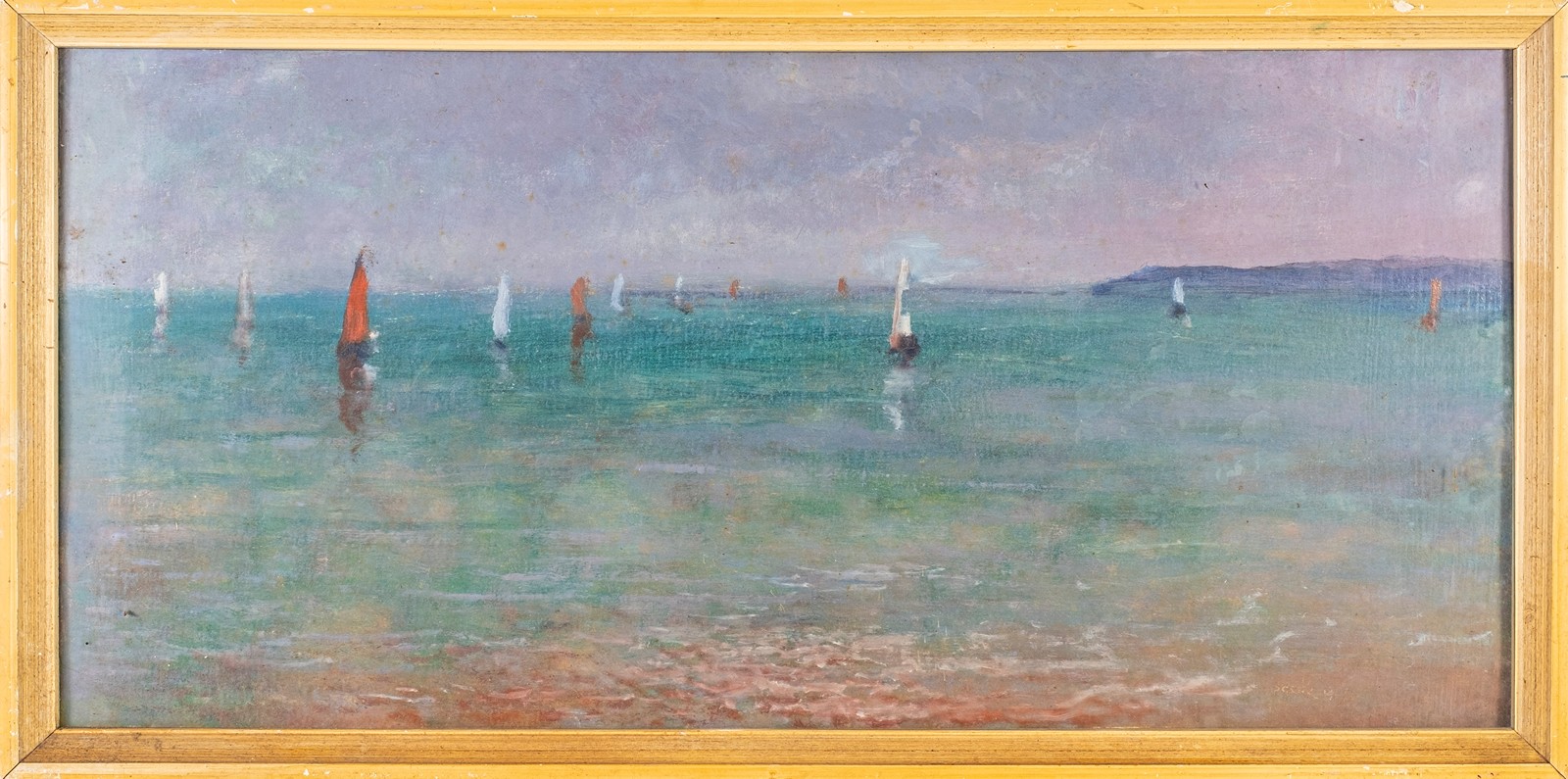 Miroslav Parák (1940–2003) - Ostrov Brač / pohled od Makarské