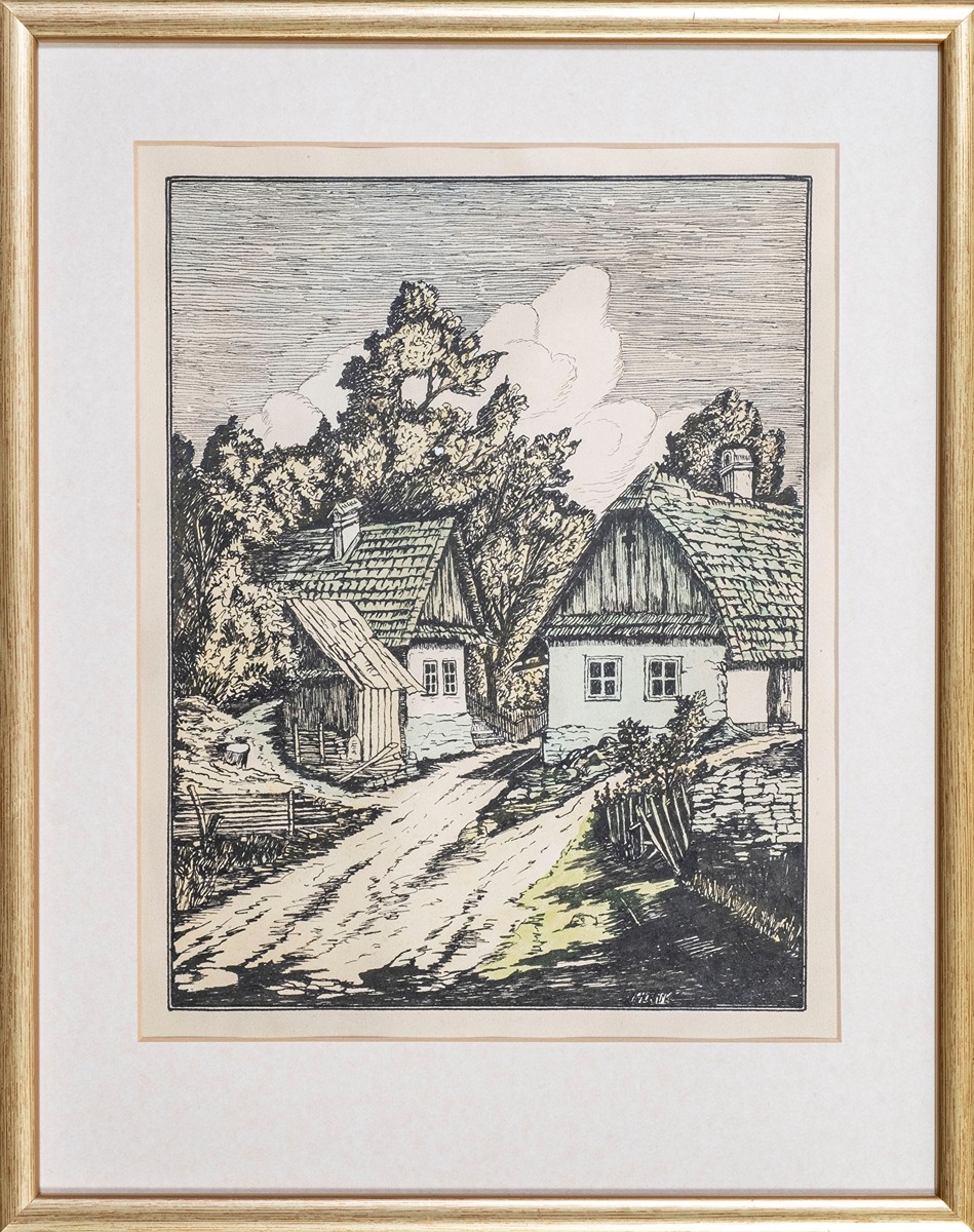 František Horník Lánský (1889–1955) - Roubenky