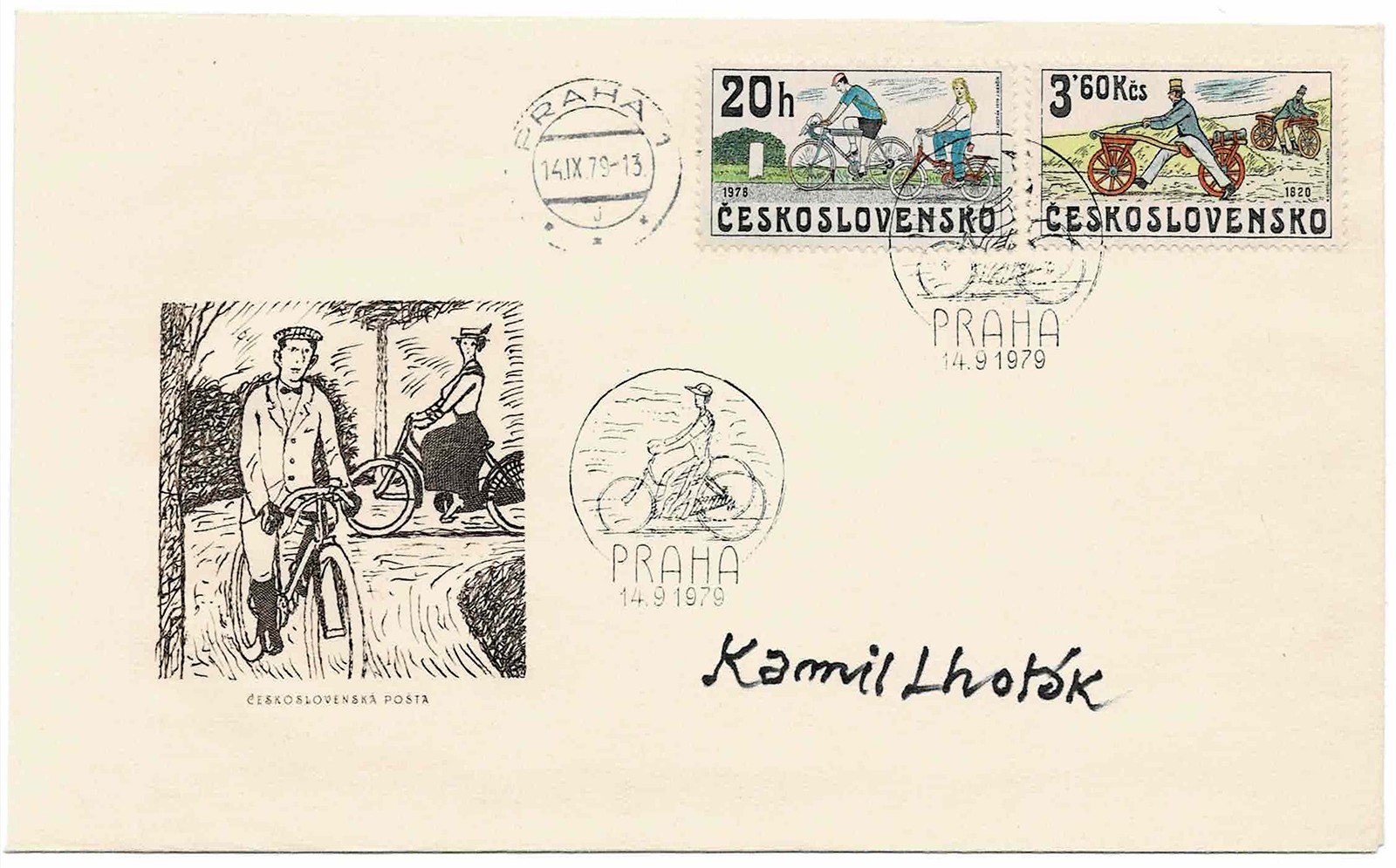 Kamil Lhoták (1912 - 1990) - Obálka 1. dne