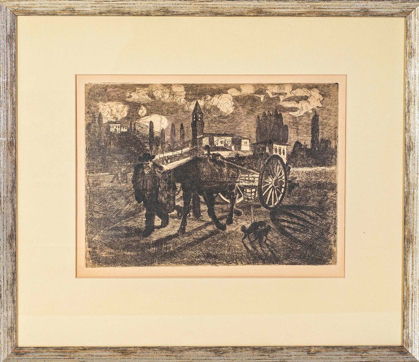 Bohumil Kubišta (1884–1918) - Motiv z Florencie (povoz)