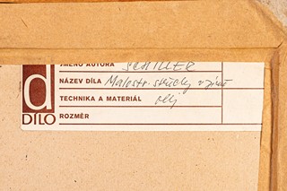 Milan Schiller (1914–2002) - Malostranské střechy v zimě