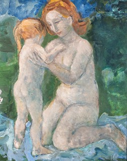 Venda Truhlářová (1924–2016) - Matka s dcerou