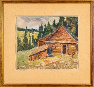 Oskar Matýsek (1885–?) - Chalupa v horách