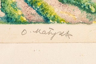 Oskar Matýsek (1885–?) - Chalupa v horách
