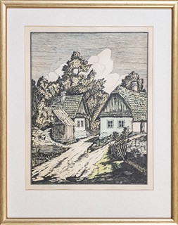 František Horník Lánský (1889–1955) - Roubenky