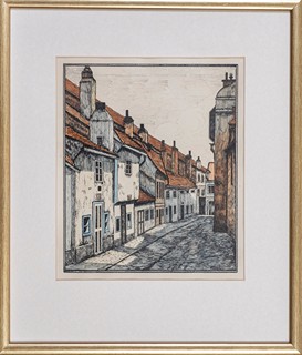 František Horník Lánský (1889–1955) - Ve městě
