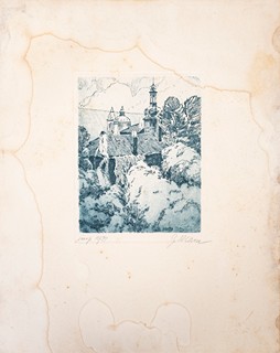 Jan Hlavsa (1884–1936) - Pohled na Prahu