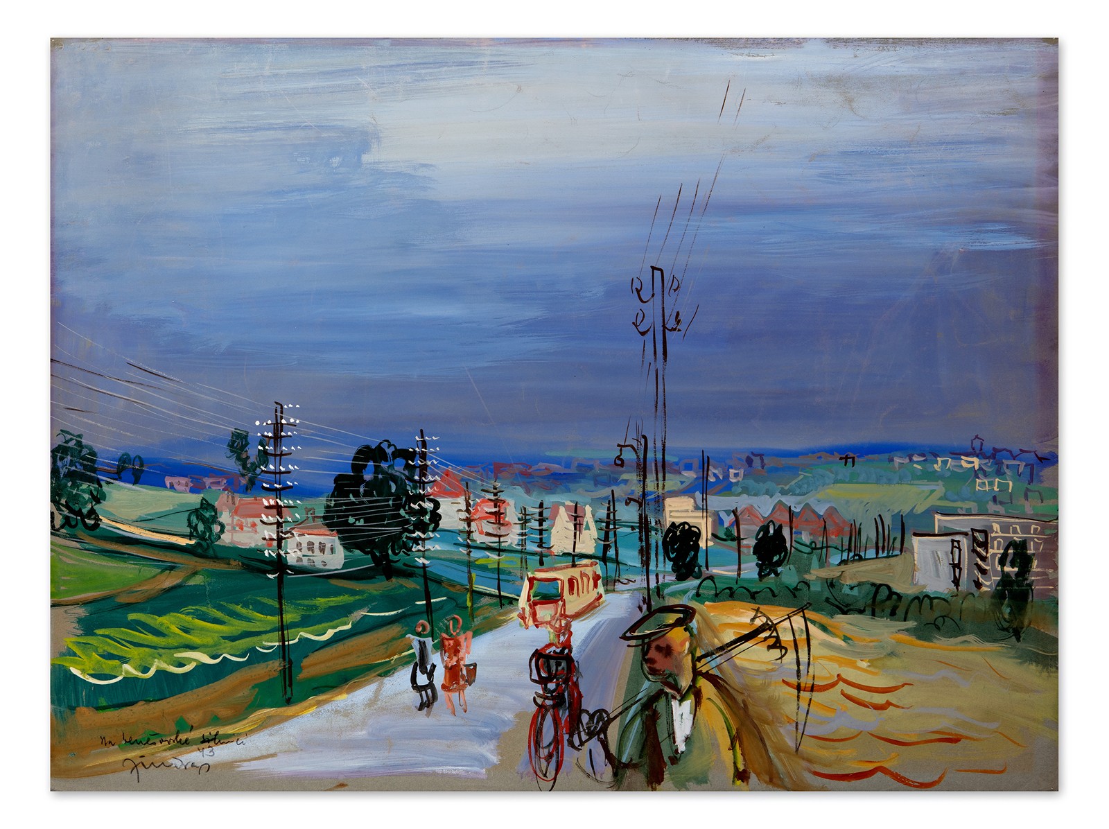Jaromír Jindra (1895 - 1984) - Na benešovské silnici