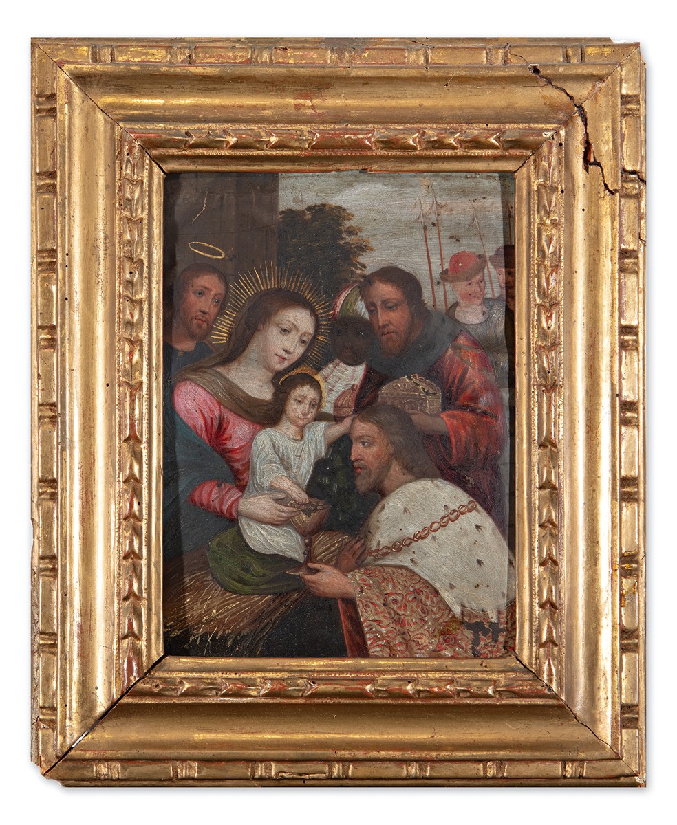 Vlámský malíř 17. století - Klanění tří králů
