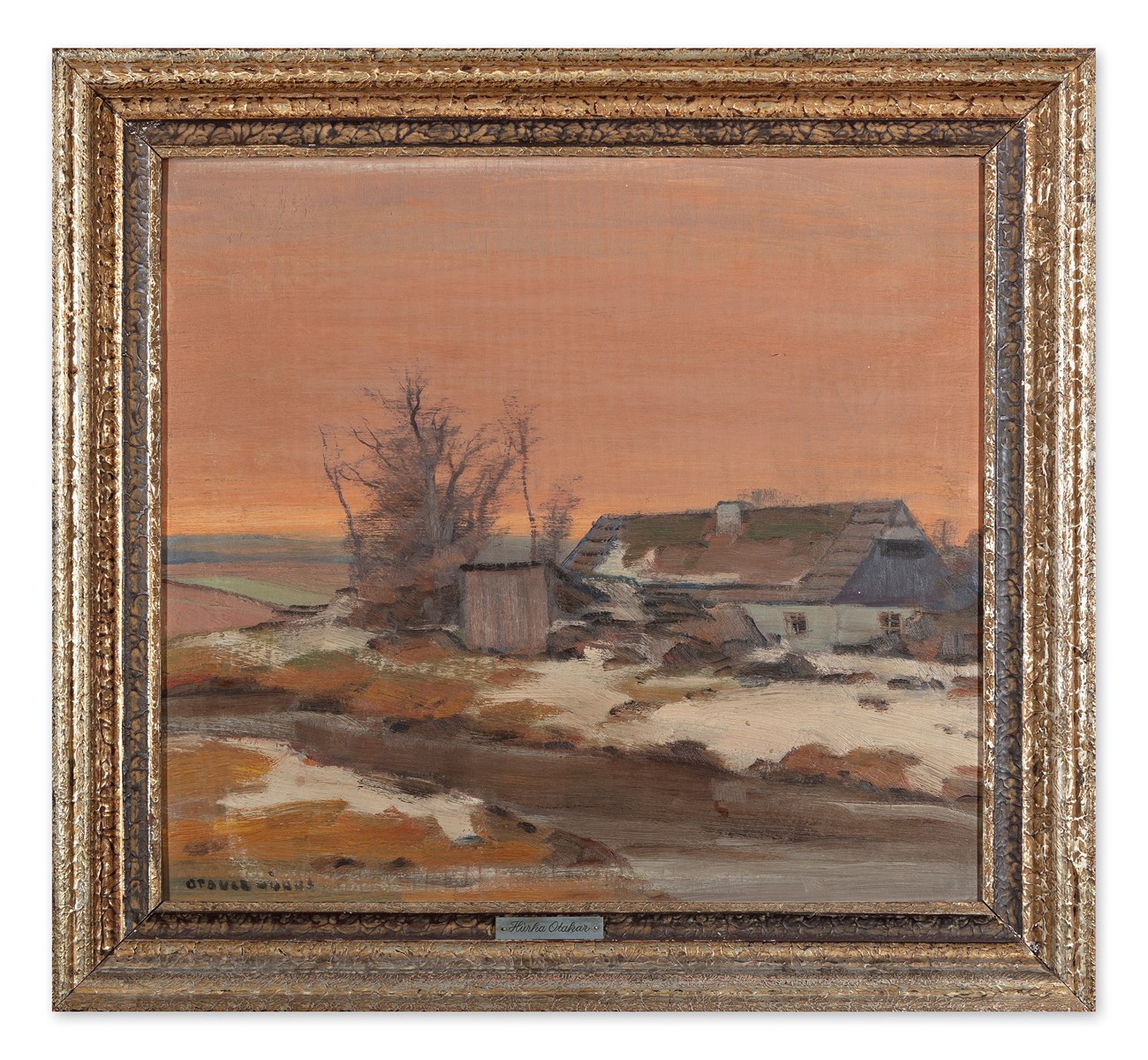 Otakar Hůrka (1889 - 1966) - Večer v Posázaví