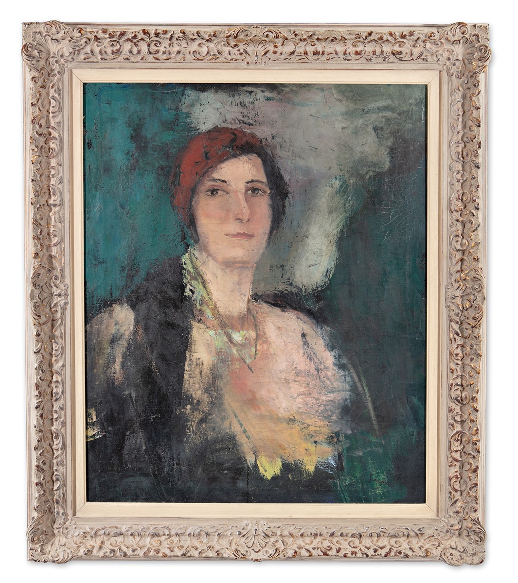 Frederick Serger (1889 - 1965) - Dívka v červené čapce