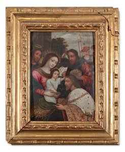 Vlámský malíř 17. století - Klanění tří králů