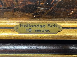 Holandský malíř 18. století - Žánrová scéna