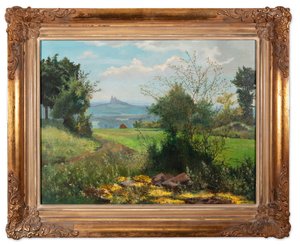 Josef Soukup (1890 - 1970) - Letní krajina s Troskami