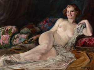 Robert Geiger (1859 - 1903) - Dívčí akt