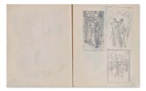 Tavík František Šimon (1877 - 1942) - Skicák z Paříže (30 listů)