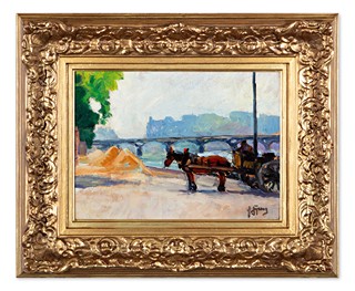Josef Syrový (1879 - 1956) - Pont des Arts (Paris)