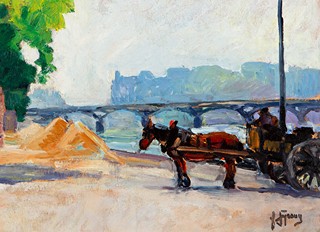 Josef Syrový (1879 - 1956) - Pont des Arts (Paris)