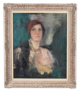 Frederick Serger (1889 - 1965) - Dívka v červené čapce