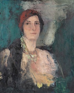Frederick Serger (1889 - 1965) - Dívka v červené čapce