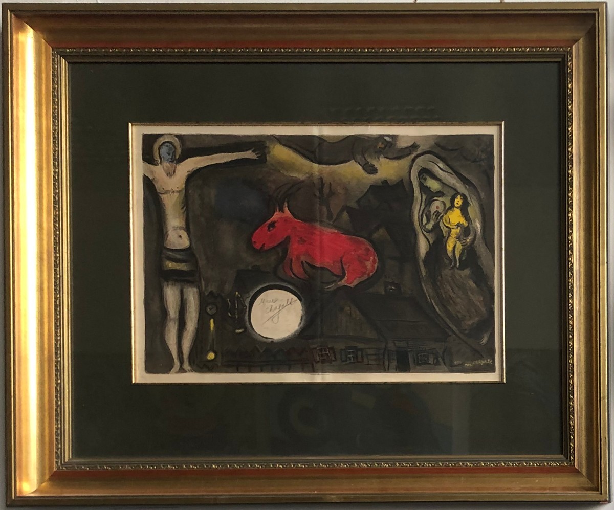 Chagall Marc - Christ et l'Âne rouge