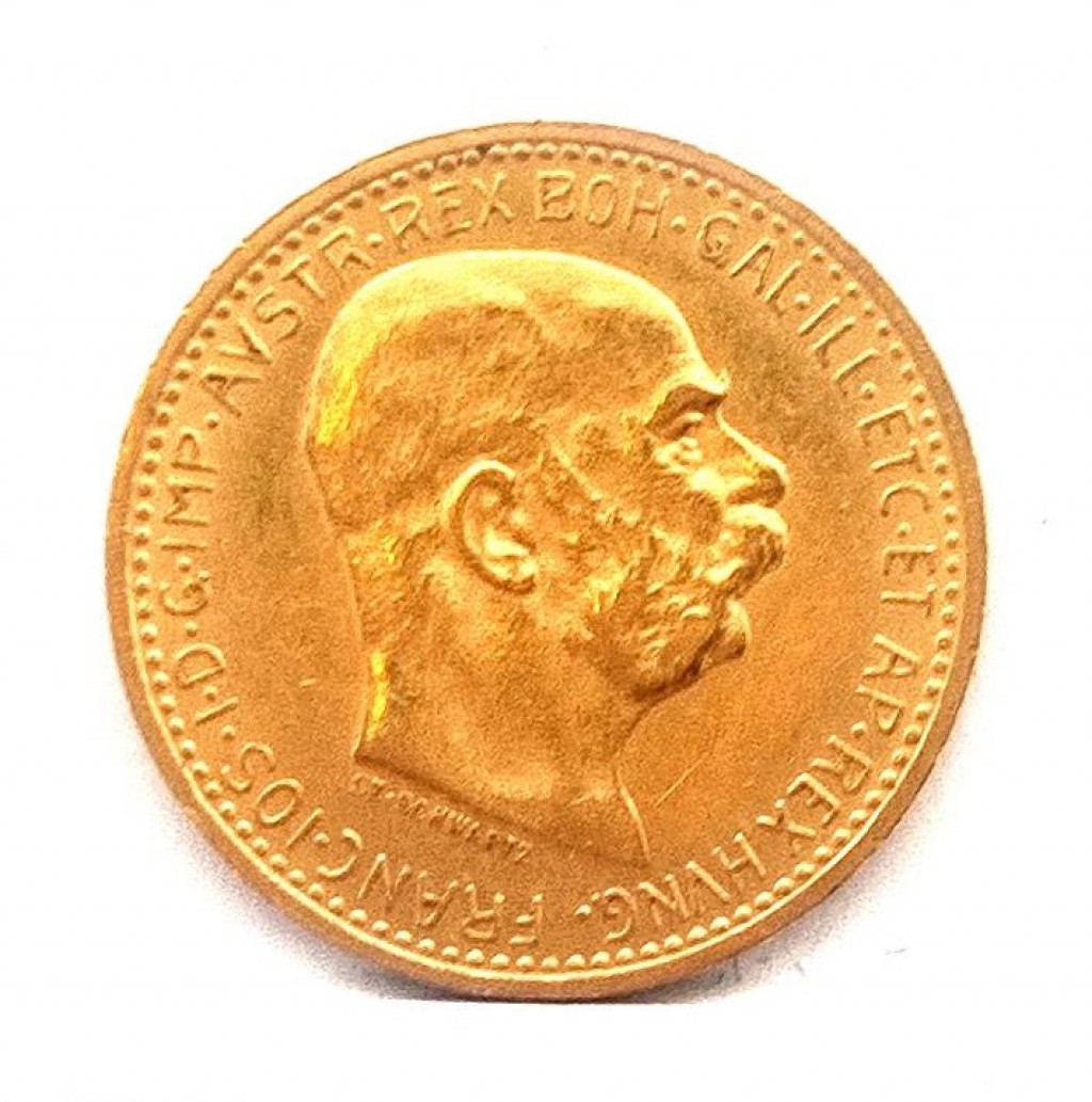Zlatá mince 10 koruna 1903 Franz Josef