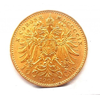 Zlatá mince 10 koruna 1903 Franz Josef