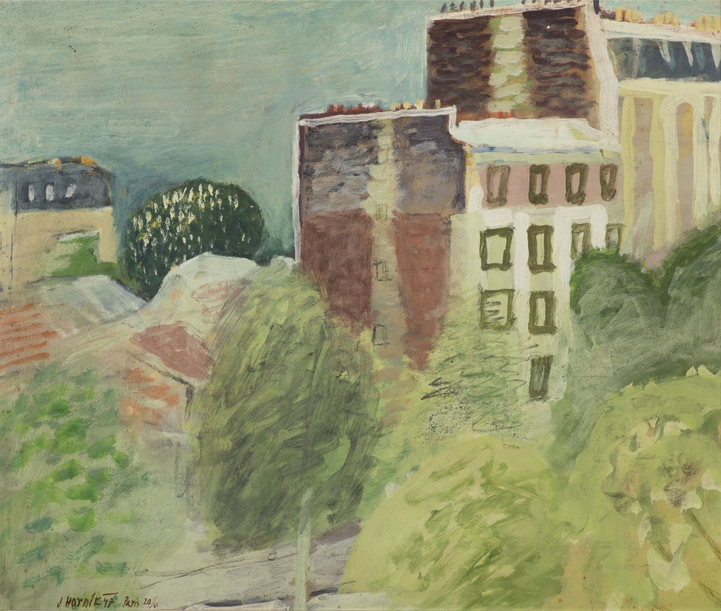 JIŘÍ HORNÍK 1916 - 1961 - ZÁBĚR Z PAŘÍŽE