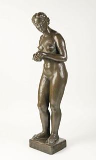 BŘETISLAV BENDA 1897 - 1983 - ŽENA S JABLKEM III