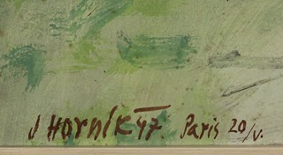 JIŘÍ HORNÍK 1916 - 1961 - ZÁBĚR Z PAŘÍŽE