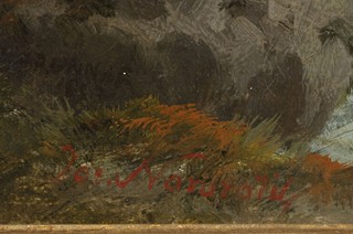 JOSEF NAVRÁTIL 1798 - 1865 - LÁVKA PŘES POTOK