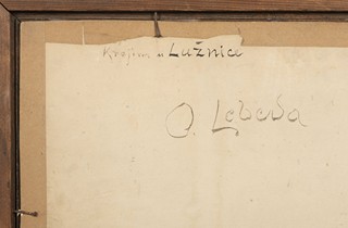 OTAKAR LEBEDA 1877 - 1901 - KRAJINA U LUŽNICE