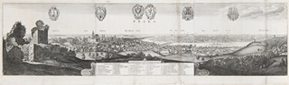 VÁCLAV HOLLAR 1607 - 1677 - VELKÝ POHLED NA PRAHU