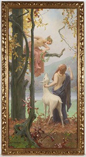 MAXIMILIÁN PIRNER 1854 - 1924 - ALEGORIE JARA