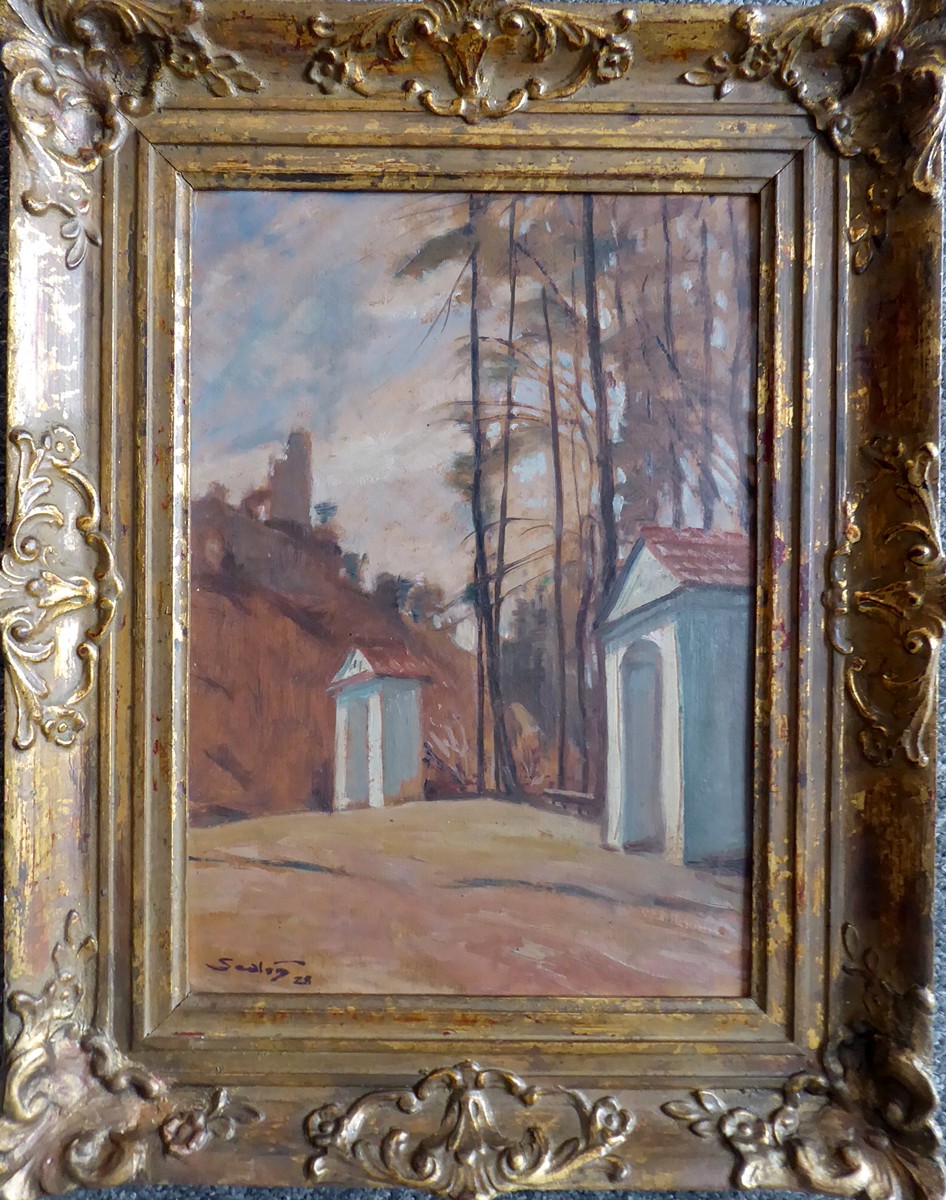 OTAKAR SEDLOŇ (1885-1973) - KŘÍŽOVÁ CESTA U POTŠTEJNA