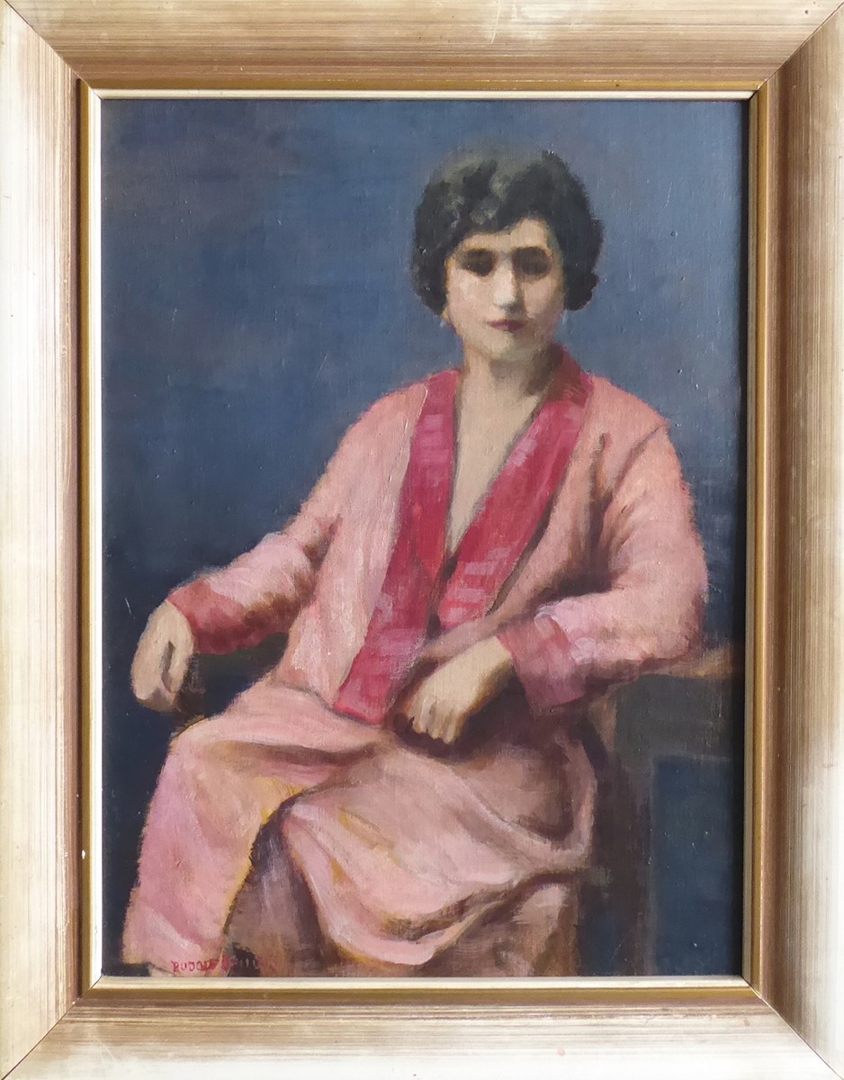 RUDOLF VOJTĚCH ŠPILLAR (1878-1949) - ŽENA V ŽUPANU