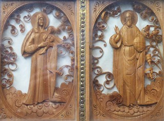 DIPTYCH BOHORODIČKY A KRISTA PANTOKRATORA - KIJEVSKOPETRSKAJA LAVRA