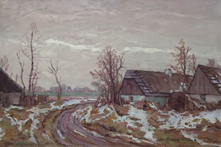 OTAKAR HŮRKA (1889-1966) - TÁNÍ NA VSI